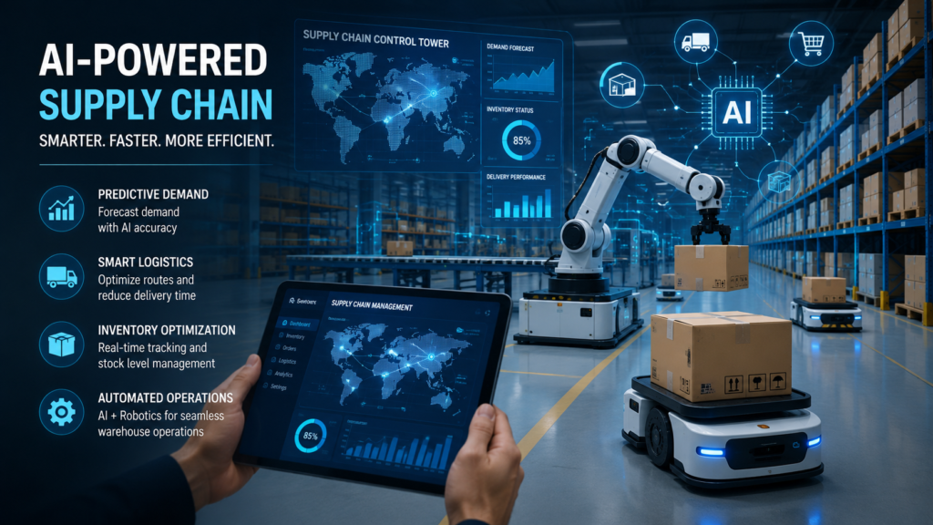 AI powered supply chain and inventory management system