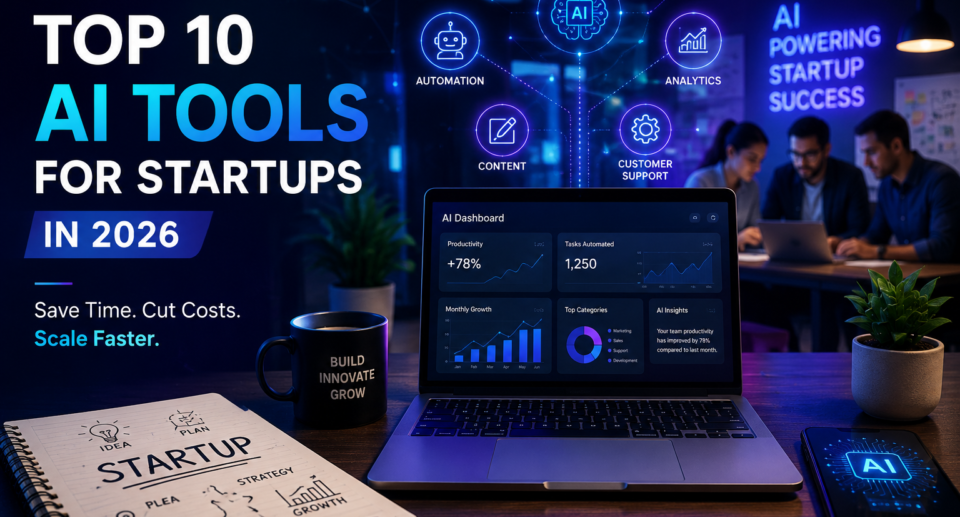 Best AI tools for startups in 2026