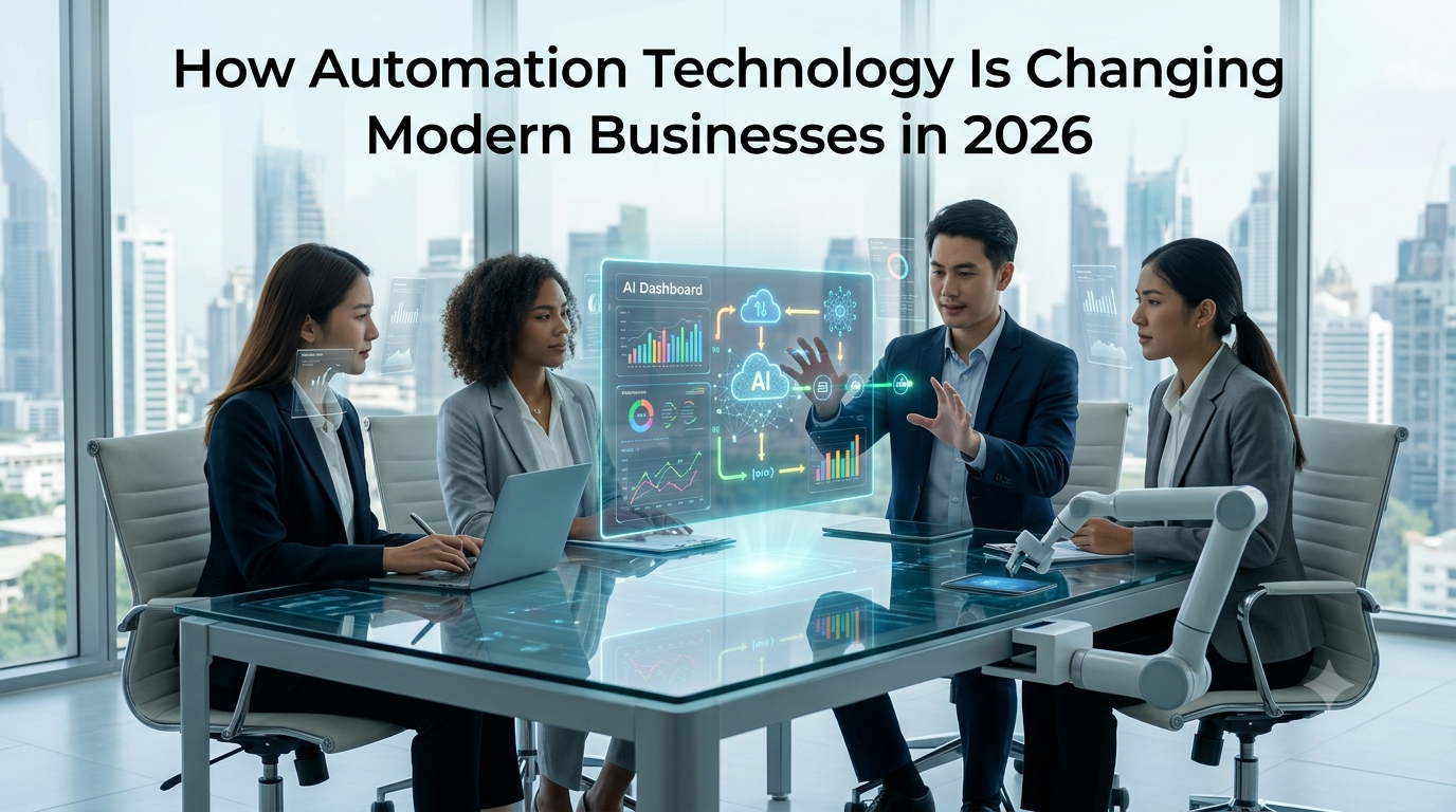 How Automation Technology Is Changing Modern Businesses in 2026