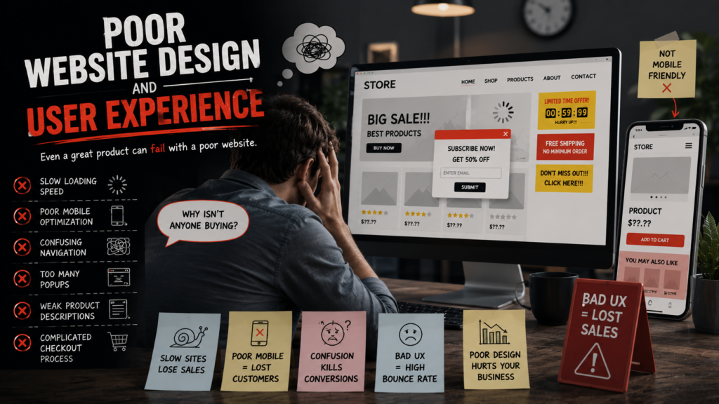 Poor Website Design